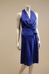 Lot 2 - A group of silver/blue cocktail wear, 7...