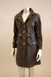 Lot 203 - A Courreges Hyperbole raincoat, circa 1970,...