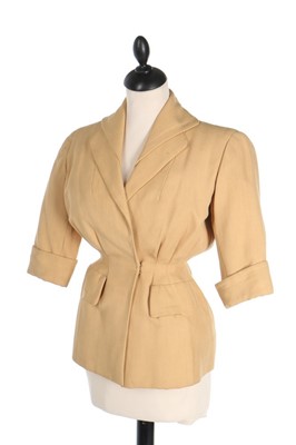 Lot 213 - A Carven couture jacket of interesting...