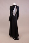 Lot 209 - An Ossie Clark for Radley black moss crepe...