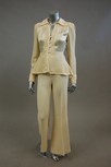 Lot 211 - An Ossie Clark for Radley ivory satin and...