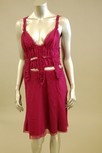 Lot 234 - A Nina Ricci fuschia pink cocktail dress,...