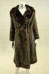 Lot 253 - A Glma chocolate brown mink coat, late 1960s,...