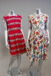 Lot 257 - A group of 1950s colourful summer dresses,...