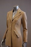 Lot 260 - An Ossie Clark beige jacket, 1970s, labelled...