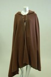 Lot 266 - A Foale and Tuffin brown wool hooded cape,...