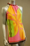 Lot 280 - A butterfly-print mini-dress, circa 1968,...