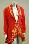 Lot 285 - A Rifat Ozbek red moire tailcoat, 1980s,...