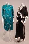 Lot 299 - A group of oriental mainly brocaded jackets,...