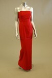 Lot 48 - A group of black and red eveningwear,...