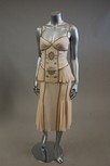 Lot 62 - A group of beige chiffon and diamante cocktail...
