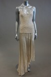 Lot 79 - An ivory chiffon camisole and skirt, with...