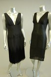 Lot 8 - A group of black cocktail wear, including silk...
