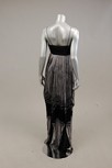 Lot 90 - A black and white printed silk jersey gown,...