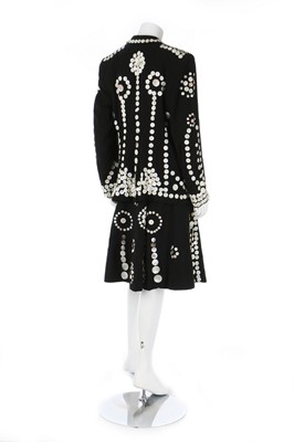 Lot 382 - A 'Pearly Queen' ensemble, English, circa 1950,...