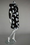 Lot 166 - An Yves Saint Laurent couture rose-printed...