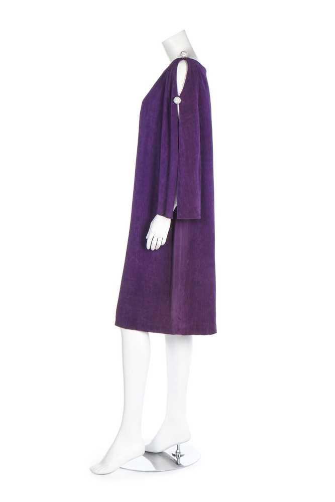 Lot 139 - A Marc Bohan for Christian Dior couture purple...