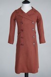 Lot 207 - A Biba chocolate brown linen child's maxi coat,...