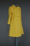 Lot 158 - A Courrges brilliant yellow wool coat, circa...