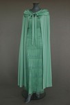 Lot 199 - A Loris Azzaro fringed turquoise jersey...