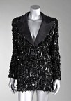 Lot 230 - A fine Lancetti couture black sequinned `Le...