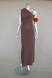 Lot 271 - A Jean Paul Gaultier grey wool evening gown,...