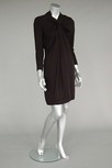 Lot 253 - A Christian Lacroix couture black silk jersey...