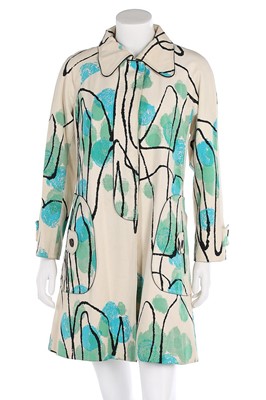 Lot 176 - An Emanuel Ungaro pop-art inspired coat, late...