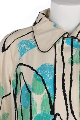 Lot 240 - An Emanuel Ungaro pop-art inspired coat, late...