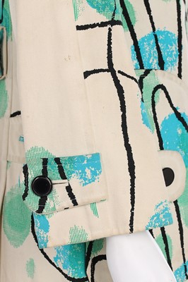 Lot 240 - An Emanuel Ungaro pop-art inspired coat, late...