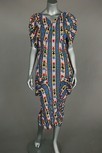 Lot 307 - A Rachel Auburn star-printed synthetic silk...