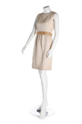 Lot 205 - A Givenchy ivory brocatelle cocktail dress...