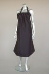 Lot 285 - A Yohji Yamamoto black challis pouch dress,...