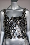 Lot 224 - A Paco Rabanne bodice, 1990s, with metal maker'...