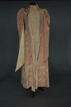 Lot 63 - An embroidered tea gown, Japanese for the...