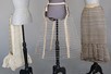 Lot 62 - A group of crinolines and a horsehair jupon...