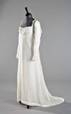 Lot 60 - A sprigged muslin gown circa 1805, with...