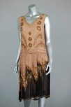 Lot 103 - A beaded flapper dress, French, circa 1928, of...