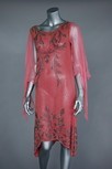Lot 97 - Two beaded flapper dresses, French, circa 1928,...