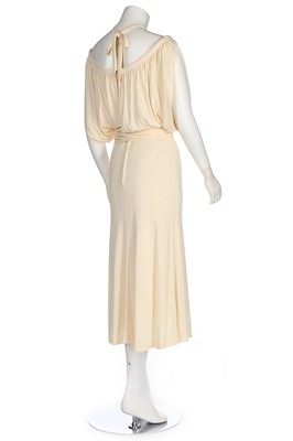 Lot 8 - Two Loris Azzaro jersey dresses in shades of...