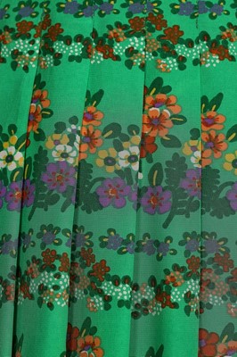 Lot 16 - An Yves Saint Laurent floral printed silk...