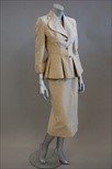 Lot 95 - A Lilli Ann oyster mohair satin evening suit,...