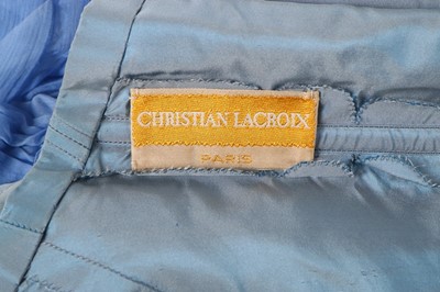 Lot 102 - A Christian Lacroix couture blue dégradé...