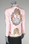 Lot 326 - A Gianni Versace couture pink moir`Ballerinas'...