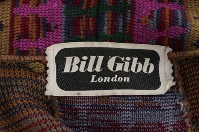 Lot 138 - A Bill Gibb knitted kimono coat, 'Moon and...