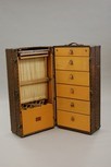 Lot 18 - A fine Louis Vuitton wardrobe trunk, early...