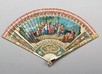Lot 23 - A painted ivory brisfan, probably Dutch, early...