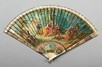 Lot 26 - A painted ivory brisfan, mid 18th century, the...