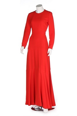 Lot 165 - A Marc Bohan for Christian Dior couture orange...