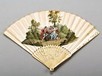 Lot 33 - Two fans, 18th century, the first c.1770 the...